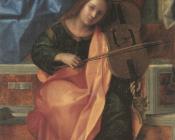 圣扎卡里亚祭坛，细节 - 乔凡尼·贝利尼